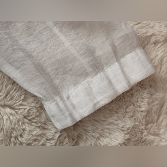 Zara Crisp White Trousers - Picture 7 of 8